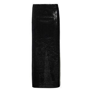 Toteme Women Black Sequin Long Skirt
